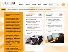 Tablet Screenshot of helixio.com